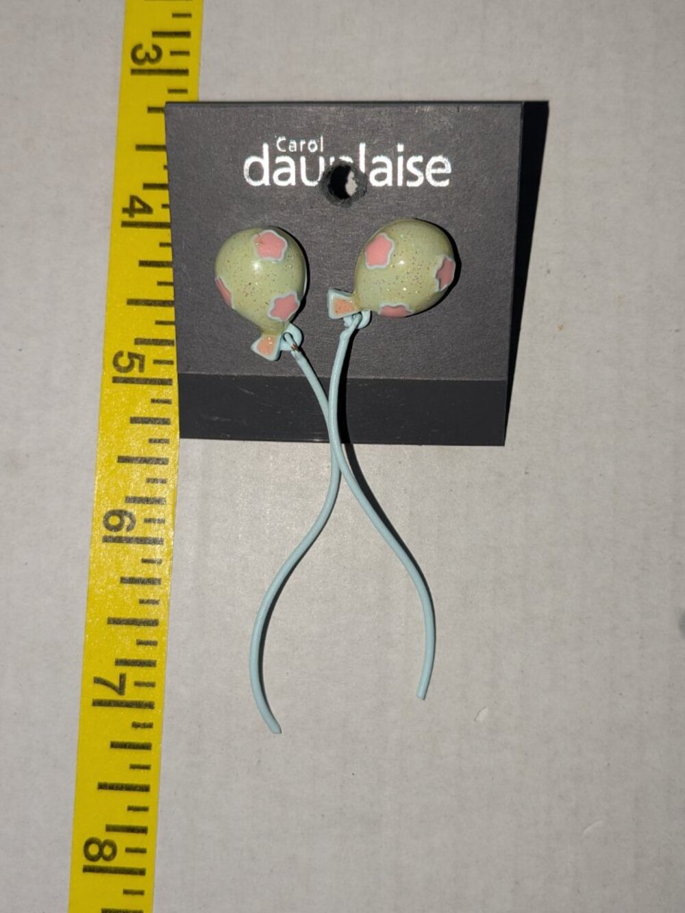 CAROL DAUPLAISE Balloon Dangle Pierced Earrings
